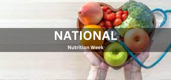National Nutrition Week [राष्ट्रीय पोषण सप्ताह]